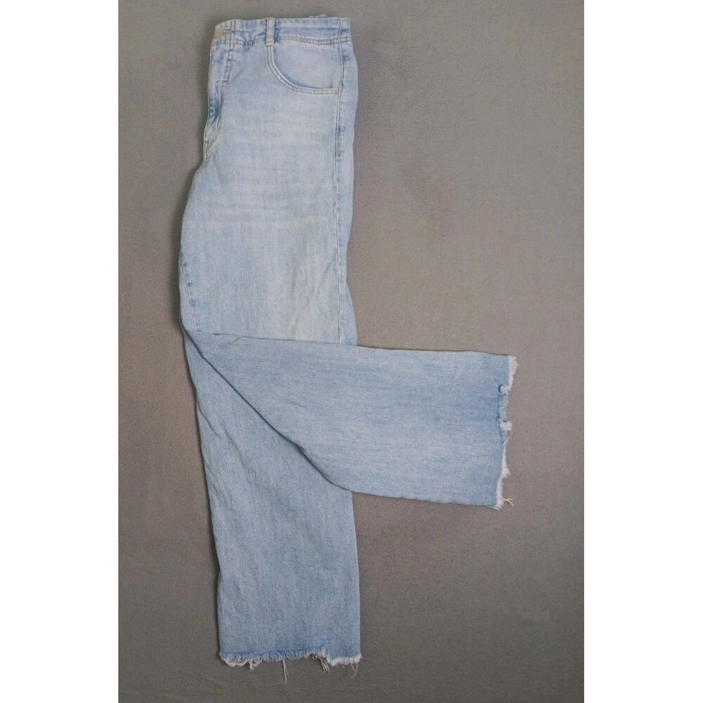 Pilcro Anthropologie Denim Medi High Rise Wide Leg Jeans Women 31 Cotton
